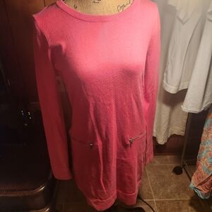 Michaels Fuchsia Long Sleeve Dress